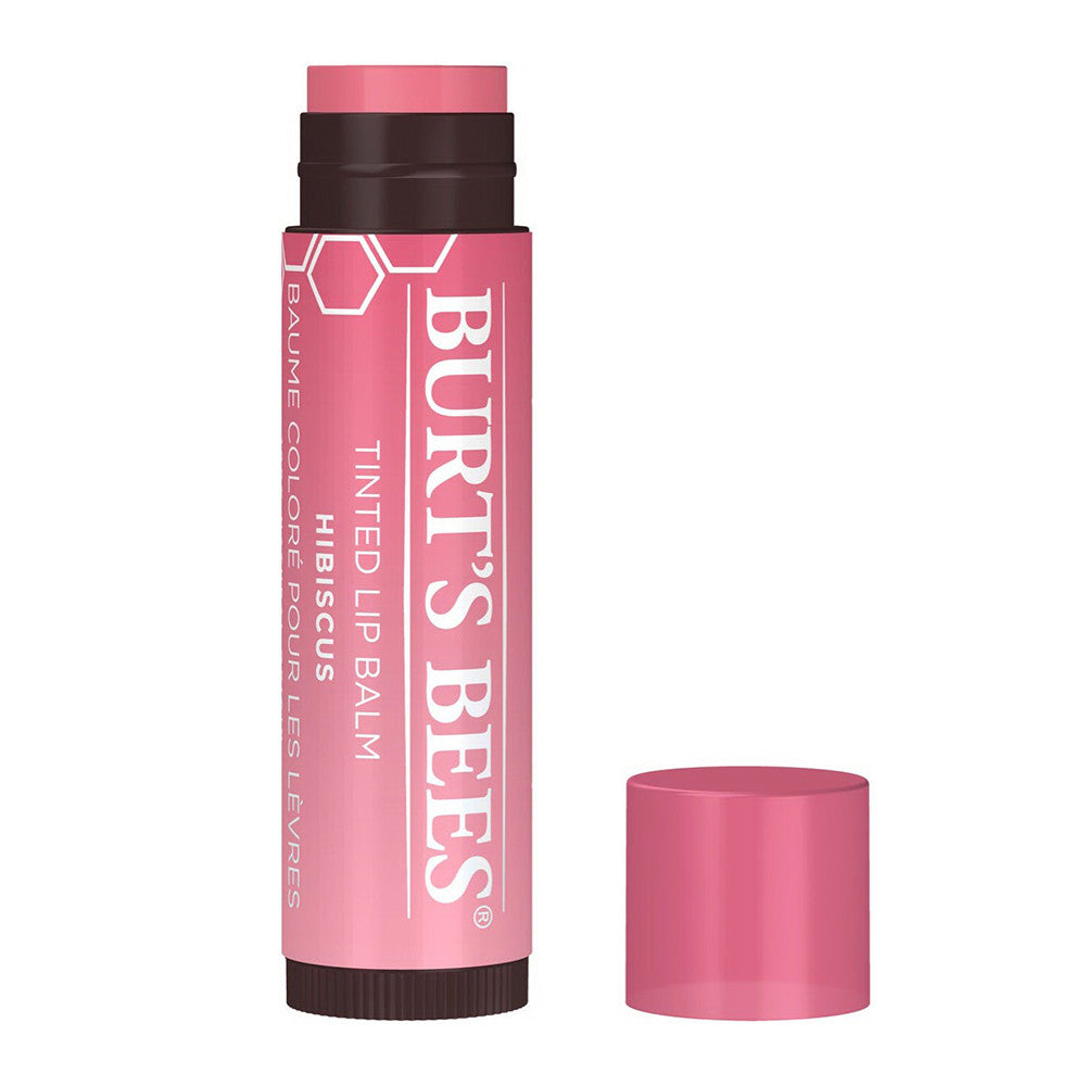 Burts Bees Tinted Lip Balm, Hibiscus, 0.15 Oz